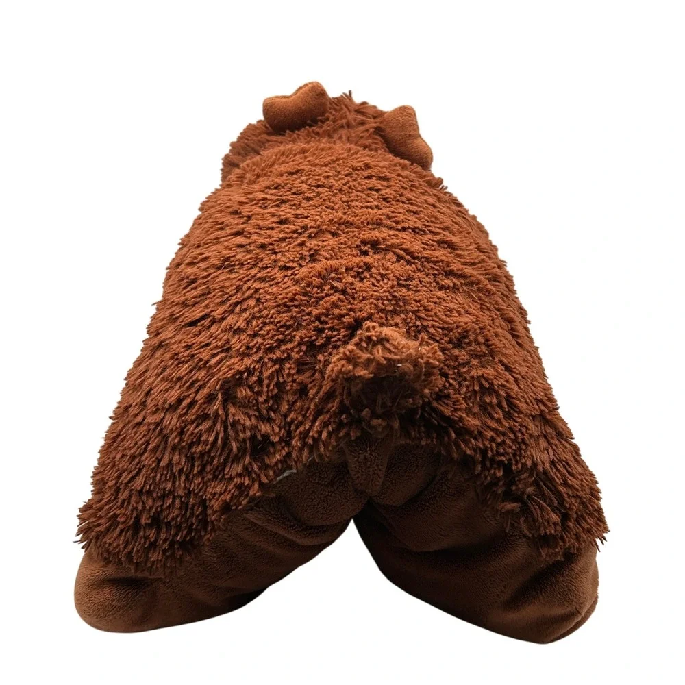 Kids Pillow Pal Stuffed Animal Brown Bear Plush Nap‎ Cuddle Pillow Bedding Toy